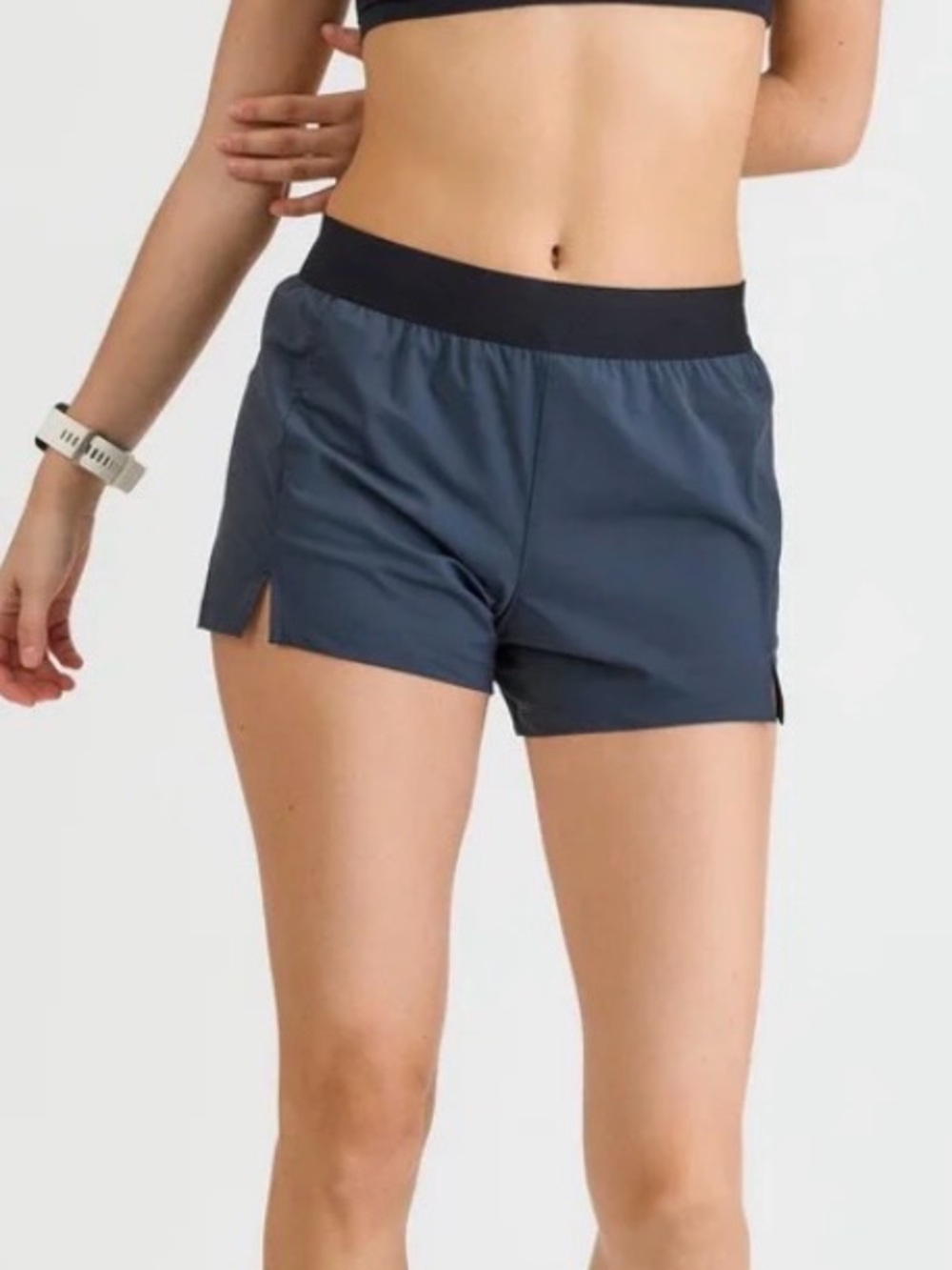 Wolaco The Spring Short with Elastic Waistband - Slate Blue